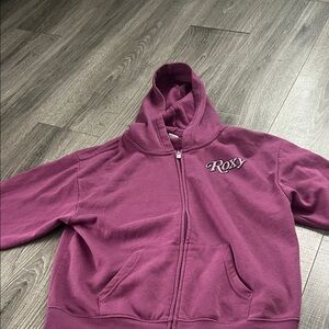 Roxy Plum Zip-Up Hoodie